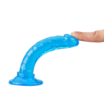 Fabryka Sprzedaż hurtowa Kobietowe zabawki seksualne Realistyczny silikon Miękki mały dildo