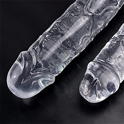 Realistyczny Dildo dla początkujących, 7 cali Crystal G-Spot Dildos, elastyczny Penis Penis z kubkiem do wysypania dla Hand Free Pl