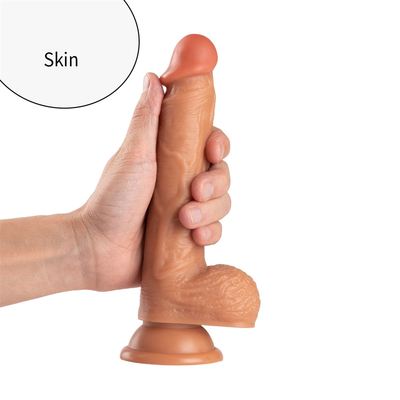 Czuję skórę realistyczny dildo miękki materiał ogromny duży penis z kubkiem wsuchowym zabawki seksualne dla kobiety kobieca masturbacja