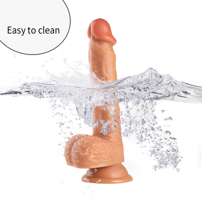 Czuję skórę realistyczny dildo miękki materiał ogromny duży penis z kubkiem wsuchowym zabawki seksualne dla kobiety kobieca masturbacja