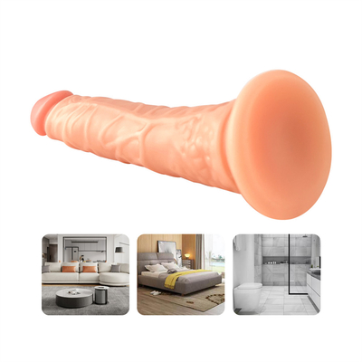 Życiowy dildo czarny brązowy kolor ciała penis zabawki seksualne dla kobiet