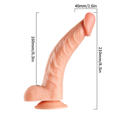 Miękkie galaretki Sztuczny Penis Różne Rozmiary Dick Toy dla Dorosłych Kolorowy Kryształowy Gumkowy Penis Duży Realistyczny Dildo Dla Kobiety
