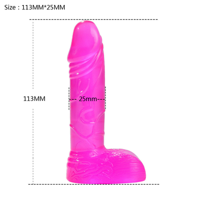 Realistyczny Mini Size 11cm Analny Dildo z Kubką Wysiłową Vagina Dildo Silicone Bezpłatny Próbka Produktu Seks Męski Dildo