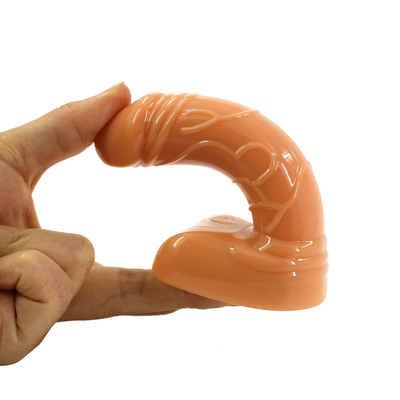 Realistyczny Mini Size 11cm Analny Dildo z Kubką Wysiłową Vagina Dildo Silicone Bezpłatny Próbka Produktu Seks Męski Dildo