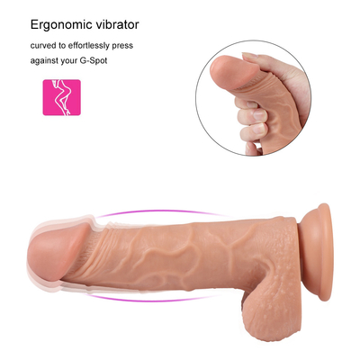 Najlepiej sprzedający się Wielki Czarny Dildo Wpychający Wielki Penis Wielkie Dildo Wibrator Dla Kobiet