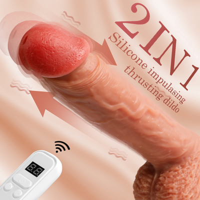 Realistyczne dildo dla kobiet z rozszerzoną podstawą kubka ssania elastyczny kutas z zakrzywionym wałem i kulkami do pochwy G-punkt i A