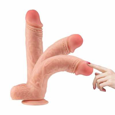 Najlepiej sprzedający się olbrzymie realistyczne dildo dla kobiet PVC dildo sztuczny penis z kubkiem ssącym