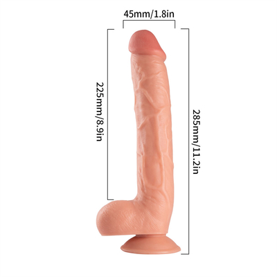 11 cali olbrzymi wielki dildo ekstremalnie duży realistyczny pvc dildo produkt seksualny kubek wysysający dildo dla kobiet masturbacja