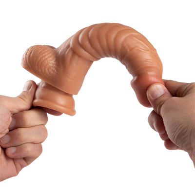 Mały realistyczny dildo mini dong sztuczny penis z silną kubką ssącą kobiety masturbacja zabawki seksualne