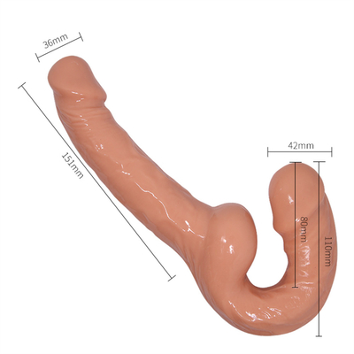 Podwójne głowy Dildo Długie galaretki Realistyczne końcówki Elastyczny Wielki Penis Dla Kobiet Masturbator Zabawki Seksowe Lesbijka