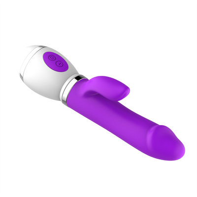 Wielkość towarowa USB Recharge 12 Speed Masaż Dildo dla kobiet Orgazm Masturbacja Podwójny wibrator