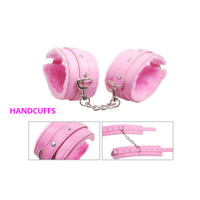Skóra Pvc Nipple Clamp Mouth Gag Ankle Game Chińskie ograniczenia Fetish Bondage Set Rope Play Produkty Self Sexy Kit Devi