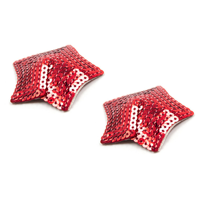Sequin wielokrotnie używany silikonowy klejnot pokrywający sutki Bra z Tassel Star Pasties pokrywający sutki