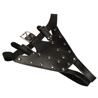 Ubranie Na szyję Przytrzymaj sztuczną skórę Body Harness Strap Wear Cupless Cool Adult Games Produkty seksualne