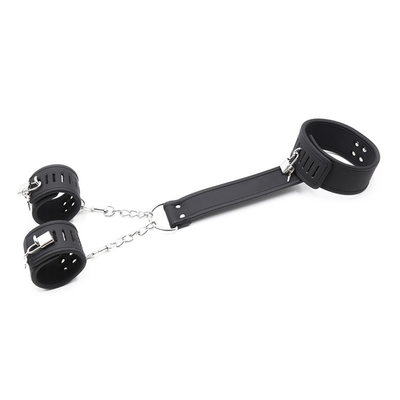 BDSM Bondage Skórzane kajdanki zestaw regulowalny przytrzymaj bondage kajdanki kostki pary gry produkty seksualne