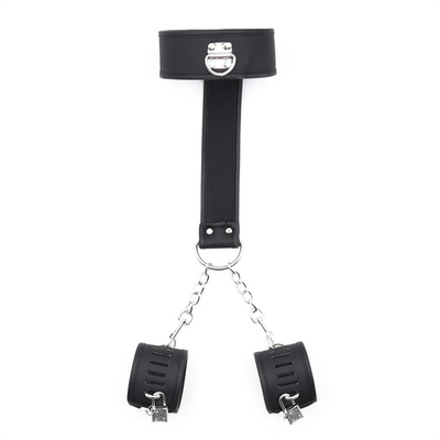 BDSM Bondage Skórzane kajdanki zestaw regulowalny przytrzymaj bondage kajdanki kostki pary gry produkty seksualne