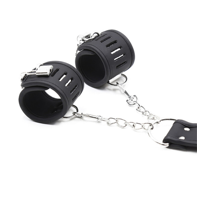 BDSM Bondage Skórzane kajdanki zestaw regulowalny przytrzymaj bondage kajdanki kostki pary gry produkty seksualne