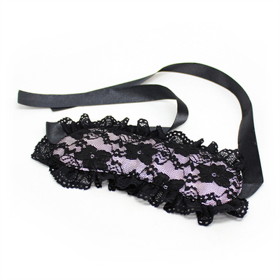 Sznurówka z zawiązaniem do oczu fetyszystyczna maska do oczu SM Bondage Restraints Wrist Handcuffs For Flirting Couples