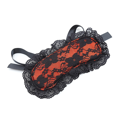 Sznurówka z zawiązaniem do oczu fetyszystyczna maska do oczu SM Bondage Restraints Wrist Handcuffs For Flirting Couples