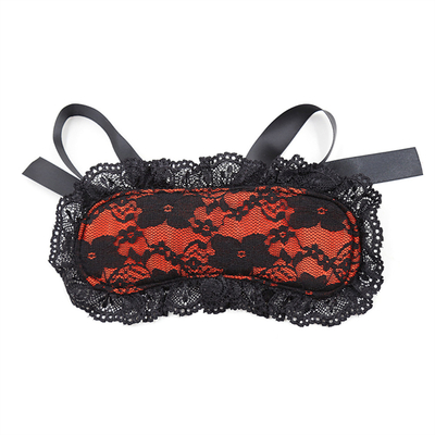 Sznurówka z zawiązaniem do oczu fetyszystyczna maska do oczu SM Bondage Restraints Wrist Handcuffs For Flirting Couples