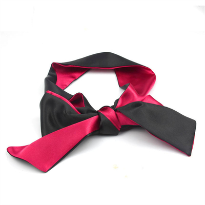 BDSM Bondage Restraint Sex Game Super Ribbon Satin Eye Mask Dorosłe kobiety Blindfold Ribbon Reversible Bondage