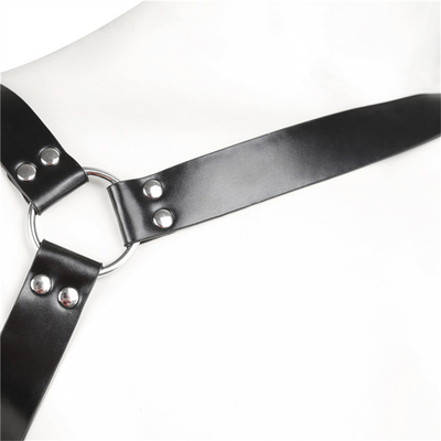 Mężczyźni PU Skóra Cosplay Harness, Wiking Wojownik Pasy na ramieniu, Rycerz Cosplay kostium, Renesansowe akcesoria, Gothic