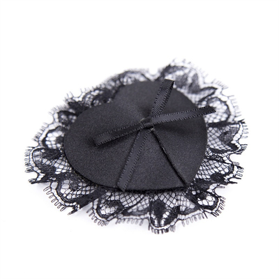 Czarny PU Seksowny Pokrycie sutka Pasty piersi Zdrowie seksualne Bowknot SM Pokrycie sutka