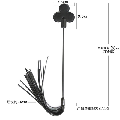 PU Skóra Bondage Tickler Whip Paddle Flogger Adult Sex Role Play Skóra Whip