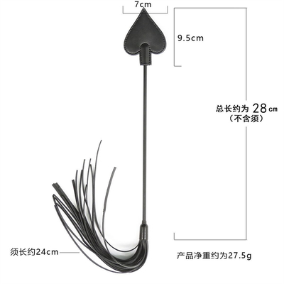 PU Skóra Bondage Tickler Whip Paddle Flogger Adult Sex Role Play Skóra Whip