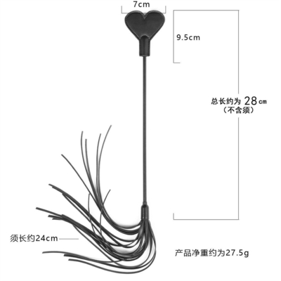 PU Skóra Bondage Tickler Whip Paddle Flogger Adult Sex Role Play Skóra Whip