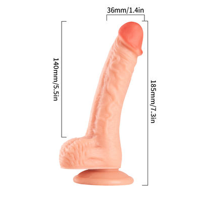 Realistyczny Dildo Bezpieczny bodziec G Spot Stimulator Dildos z silną kubką ssącą dla rąk darmowa gra zabawki seksualne dla dorosłych