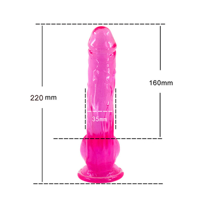Body Safe 8,3 cala Realistyczny penis Dildo Realistyczny ogromny penis z mocną przyssawką