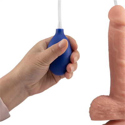 USB Wielokrotnie ładowany kobiecy masturbator Zabawka seksualna Wodny natrysk symulacja prawdziwe mięśnie Tyrani Dildo wibrator