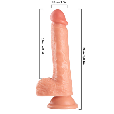 Duże, miękkie, długie, twarde, elastyczne, silikonowe dildo, silikonowe, olbrzymie, realistyczne, wpychające, dildo.