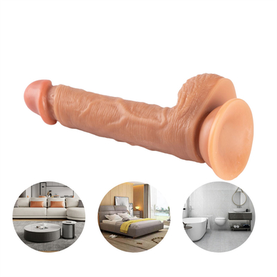 Duże, miękkie, długie, twarde, elastyczne, silikonowe dildo, silikonowe, olbrzymie, realistyczne, wpychające, dildo.
