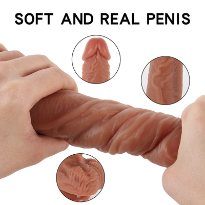 Wibrujące, wpychające, realistyczne dildo z kubkiem do wsuwania, kobieca masturbacja, podgrzewanie penisa, zdalne sterowanie, wielki dildo.