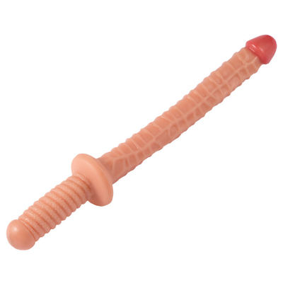 Ogromne realistyczne zabawki dla dorosłych Dildo hurtowe dla kobiety Kobiety Miękkie Elastyczne Realistyczne Brązowe