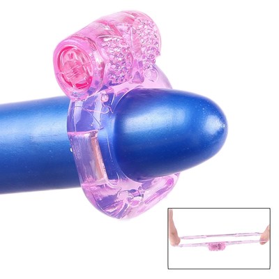 TPE Vibrator z pierścieniem kurczaka, który ustawia pierścień wibracji spermy dla męskiego opóźnienia
