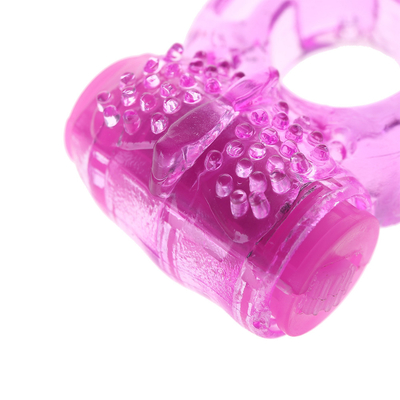 TPE Vibrator z pierścieniem kurczaka, który ustawia pierścień wibracji spermy dla męskiego opóźnienia