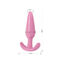 Wodoodporne zabawki do seksu analnego Masażer prostaty Silikonowy materiał TPE Różowy / fioletowy