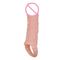 Sex Product Penis Extender Sleeve Wibrator Cock Ring Silikon do prezerwatyw seksualnych