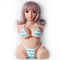 Amazon Hot High Quality Medical TPE Mini Sex Doll z dużymi piersiami Realistyczne zabawki erotyczne do pochwy i odbytu dla mężczyzn