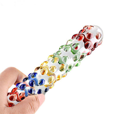 Kolorowy korek analny Pyrex