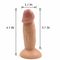 Realistyczny mały rozmiar 11cm Dildo analne z przyssawką Vagina Dildo bez silikonu Próbka produktu Sex męski Dildo