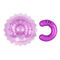 Purple Bullet Egg Vibrator Silikonowy masażer powiększający piersi dla kobiet