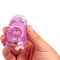 Purple Bullet Egg Vibrator Silikonowy masażer powiększający piersi dla kobiet
