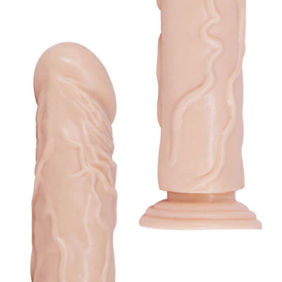15-calowy realistyczny, elastyczny, gruby, realistyczny ogromny potwór Dildo z mocną przyssawką