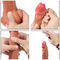 Flesh Color Dildo Sex Toy Realistyczny gumowy penis Prawdziwa skóra Dildo wodoodporny