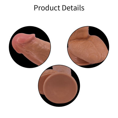 Dostępne kolory na zamówienie PVC Czarne dildo dla kobiet