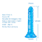 26mm * 146mm Miękkie silikonowe realistyczne galaretki Dildo Kobiece zabawki erotyczne